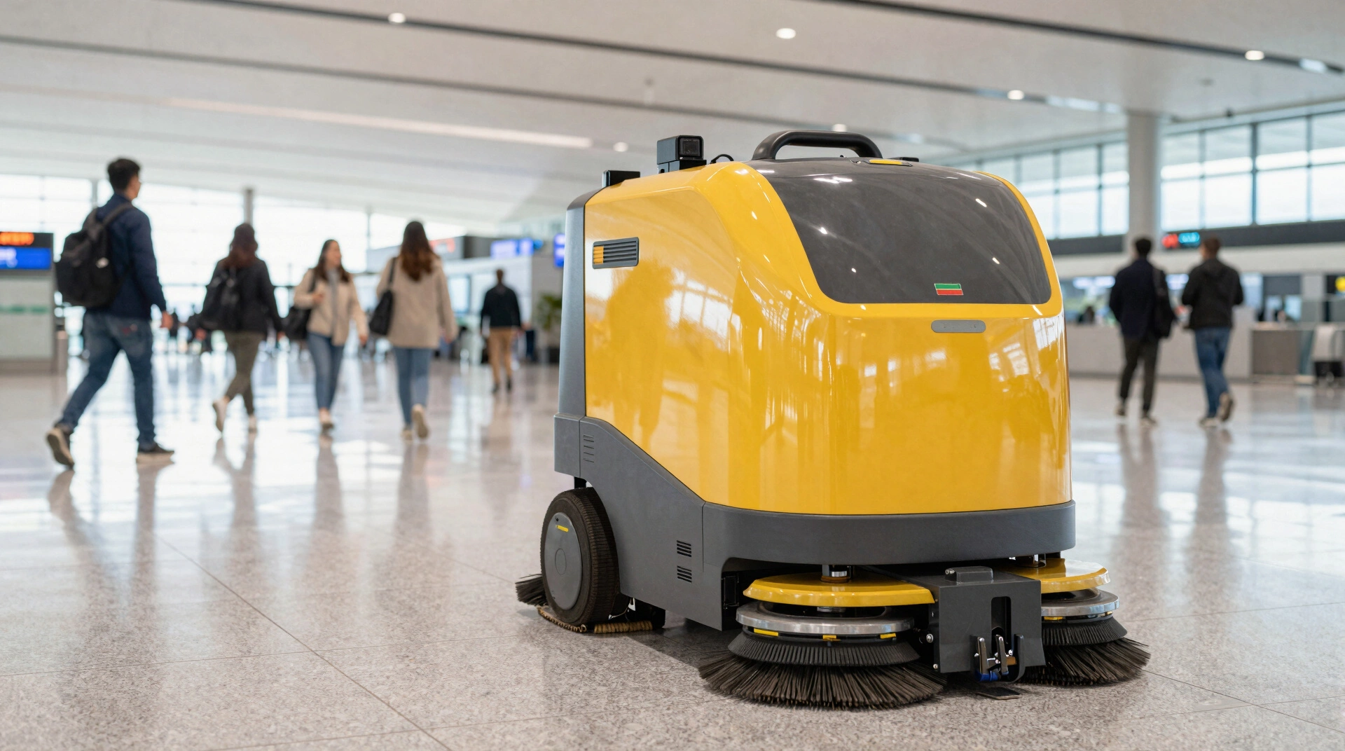 Autonomous Commercial Floor Cleaning Robot